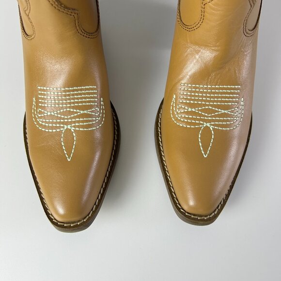 NWT Dingo Casual Let 'Er Buck Snip Toe Ankle Mid Leather Boots Women's Size 7.5‎ - Picture 6 of 14